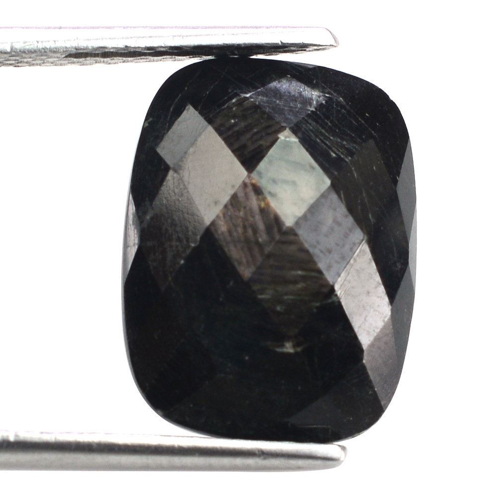 HYPERSTHENE MOONSTONE CHECKER CUSHION CAB 16X12MM 8.63 Cts.