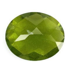 MILKY IDOCRASE CHECKER CUT OVAL 12X10MM 4.70 Cts.