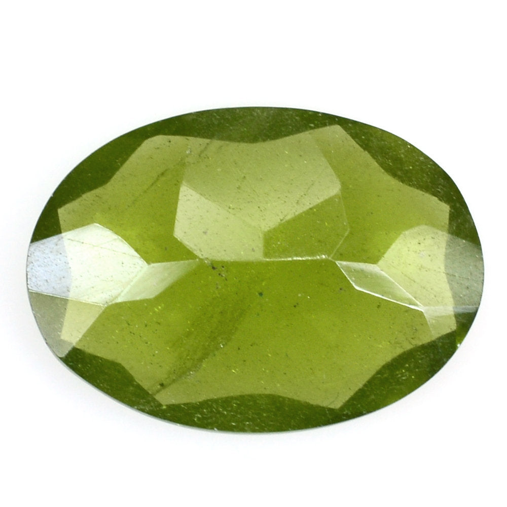 MILKY IDOCRASE CUT OVAL 14X10MM 4.55 Cts.