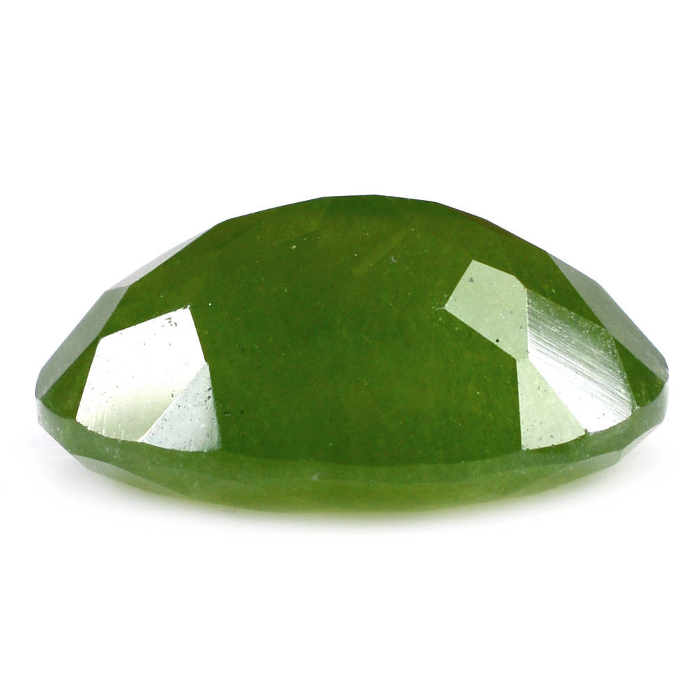 MILKY IDOCRASE CUT OVAL 18X13MM 14.00 Cts.