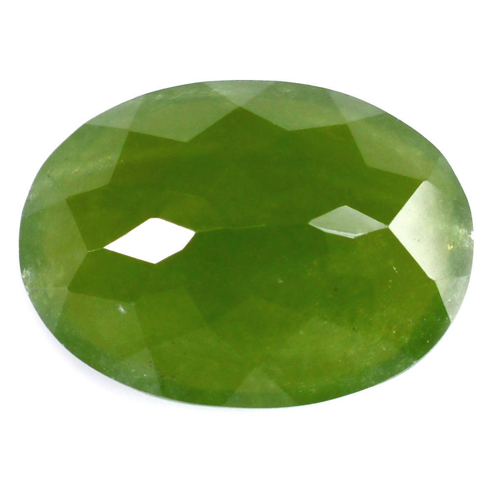 MILKY IDOCRASE CUT OVAL 18X13MM 14.00 Cts.