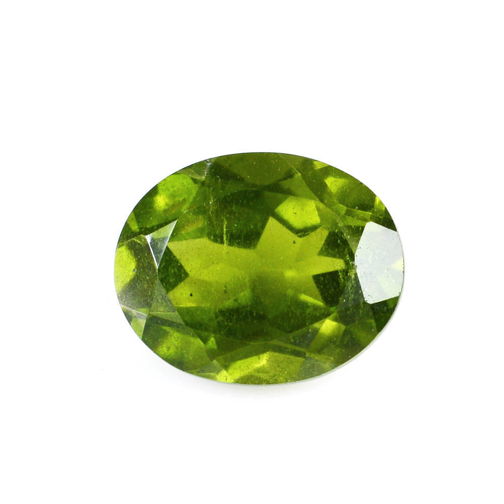 MILKY IDOCRASE CUT OVAL 11X9MM 4.25 Cts.