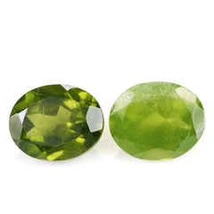 MILKY IDOCRASE CUT OVAL 11X9MM 4.25 Cts.