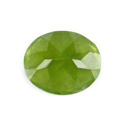 MILKY IDOCRASE CUT OVAL 12X10MM 5.65 Cts.