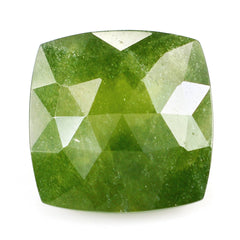 MILKY IDOCRASE ROSE CUT CUSHION 14MM 12.15 Cts.