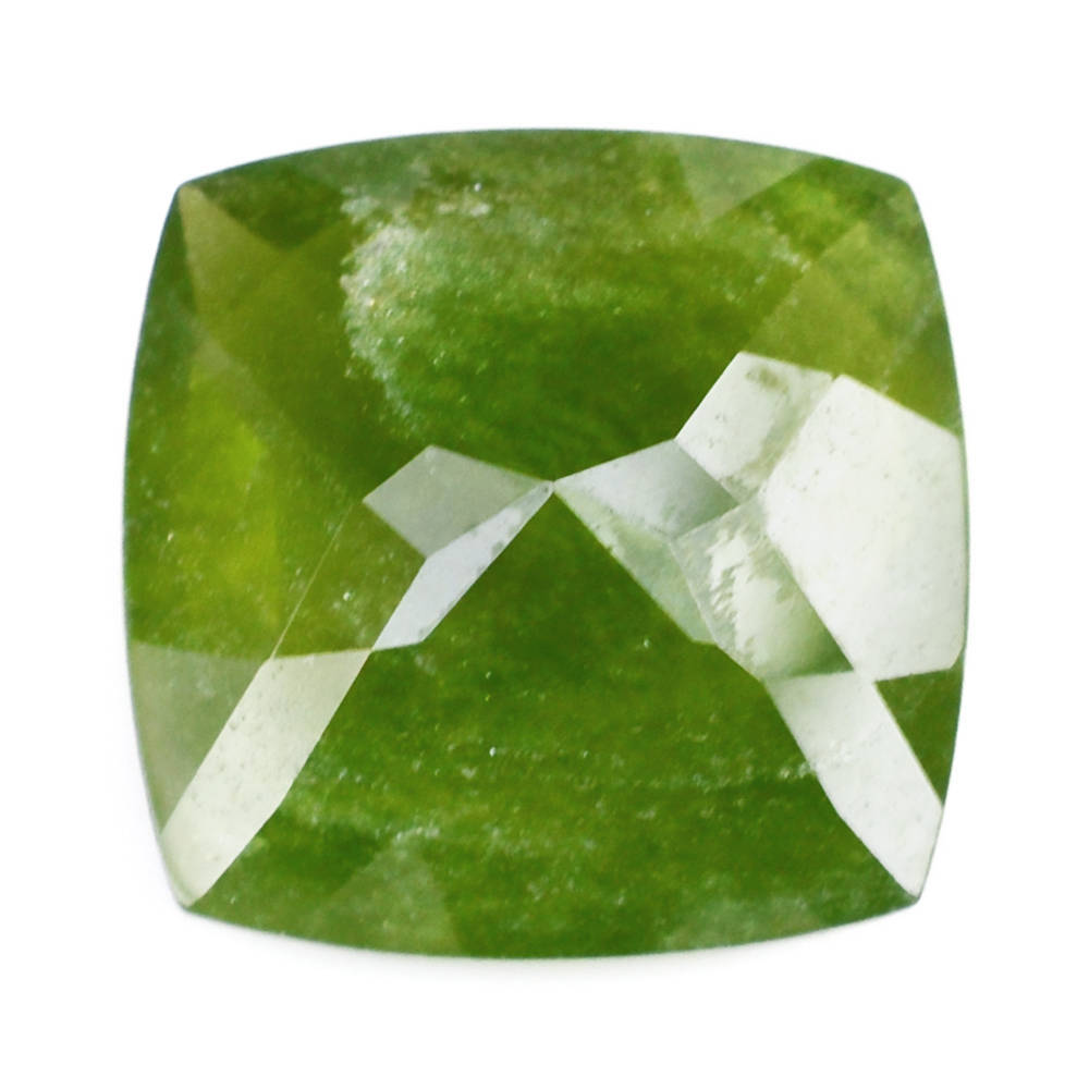 MILKY IDOCRASE ROSE CUT CUSHION 14MM 12.15 Cts.