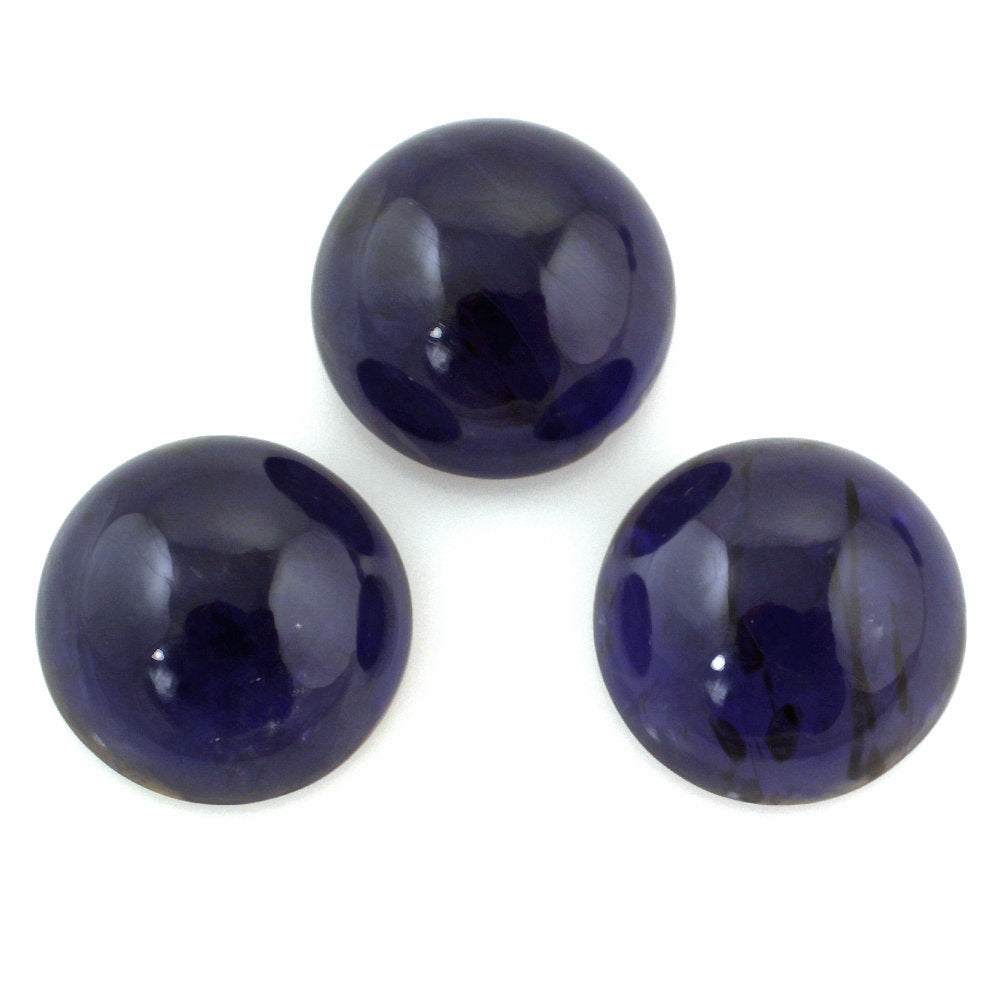 IOLITE ROUND CAB (SI HI AAA) 10MM 3.73 Cts.