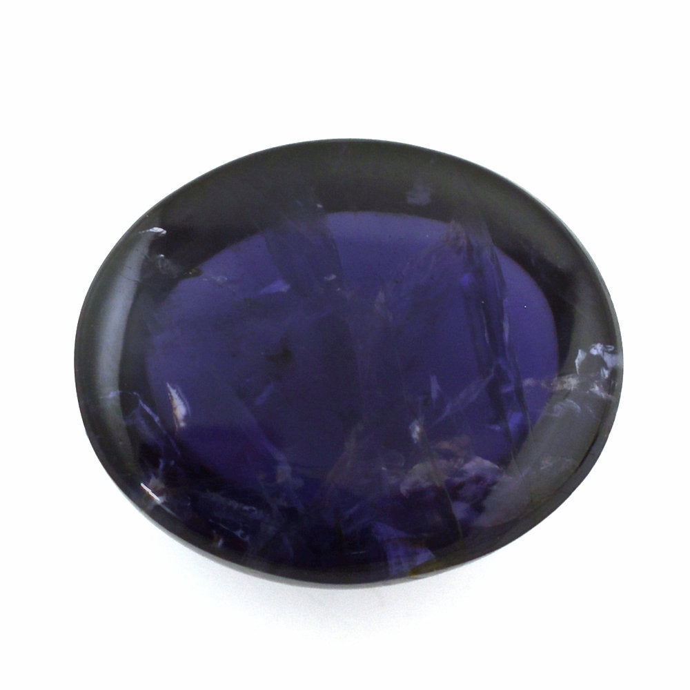 IOLITE OVAL CAB (SI AAA) 12X10MM 4.48 Cts.