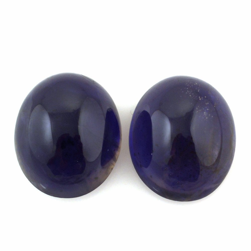 IOLITE OVAL CAB (SI AAA) 12X10MM 4.48 Cts.