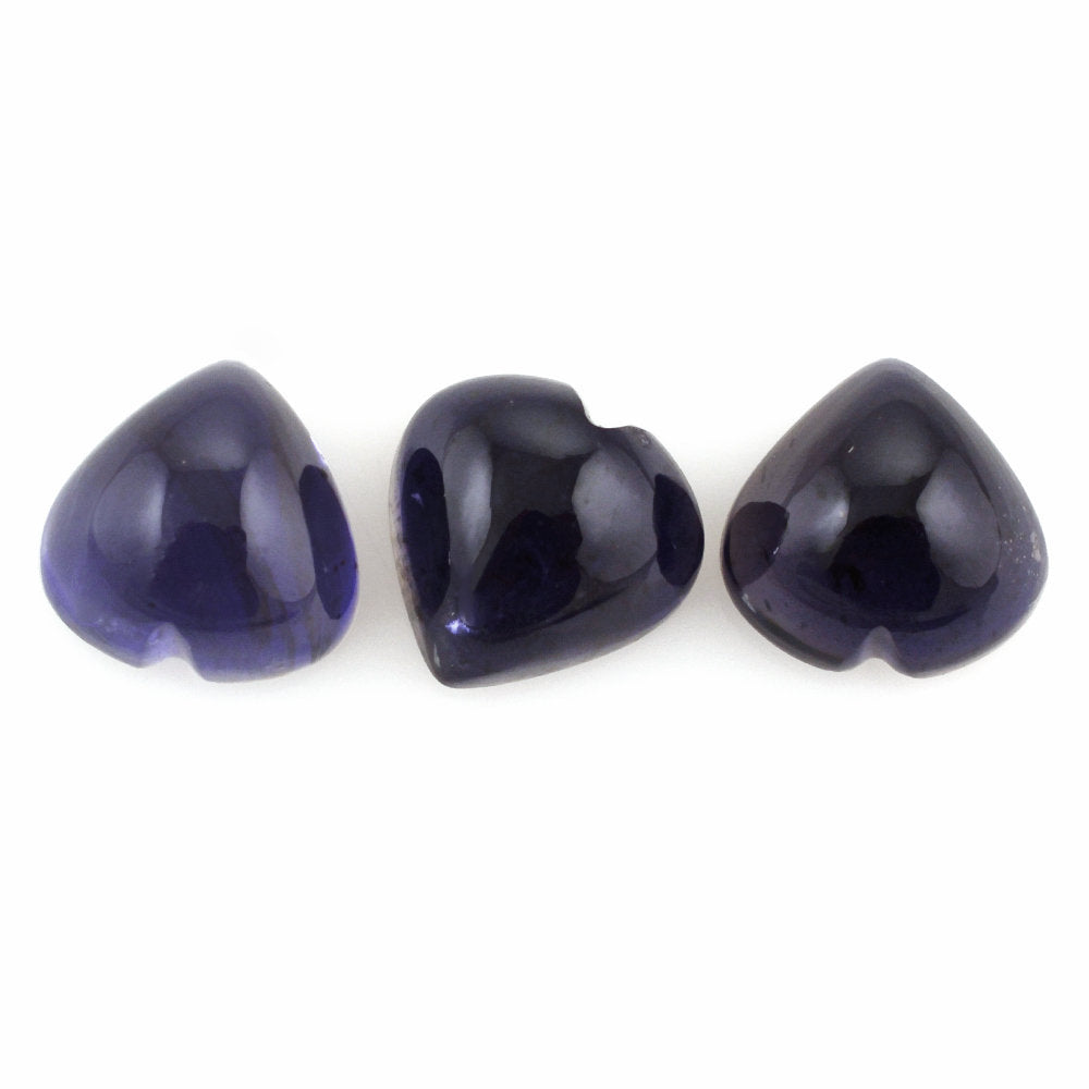 IOLITE HEART CAB (SI) (AAA) 8MM 1.85 Cts.