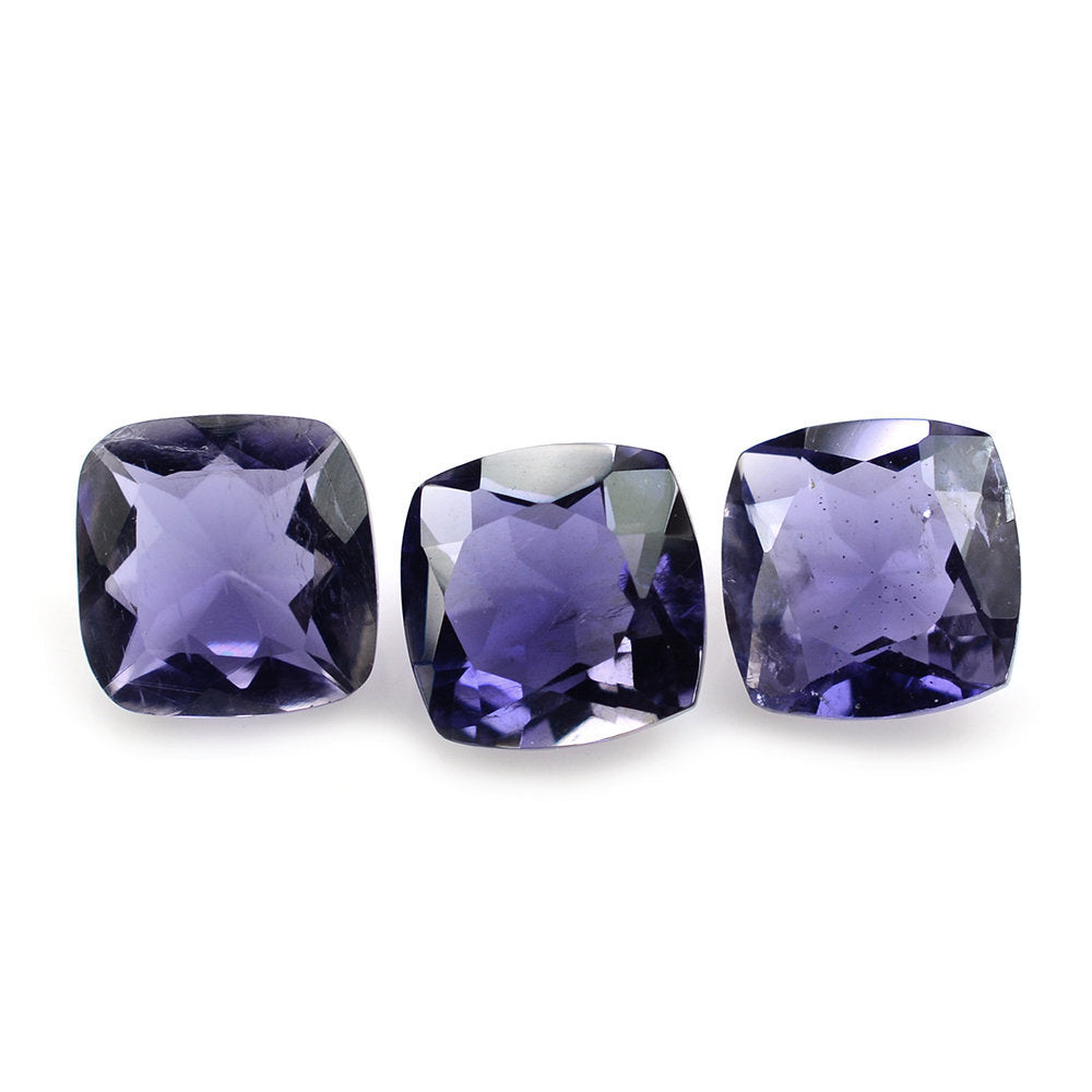 IOLITE CUT CUSHION (AAA/HI) 6MM 0.75 Cts.