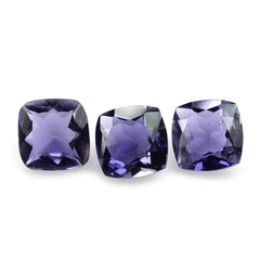 IOLITE CUT CUSHION (AAA/HI) 6MM 0.75 Cts.