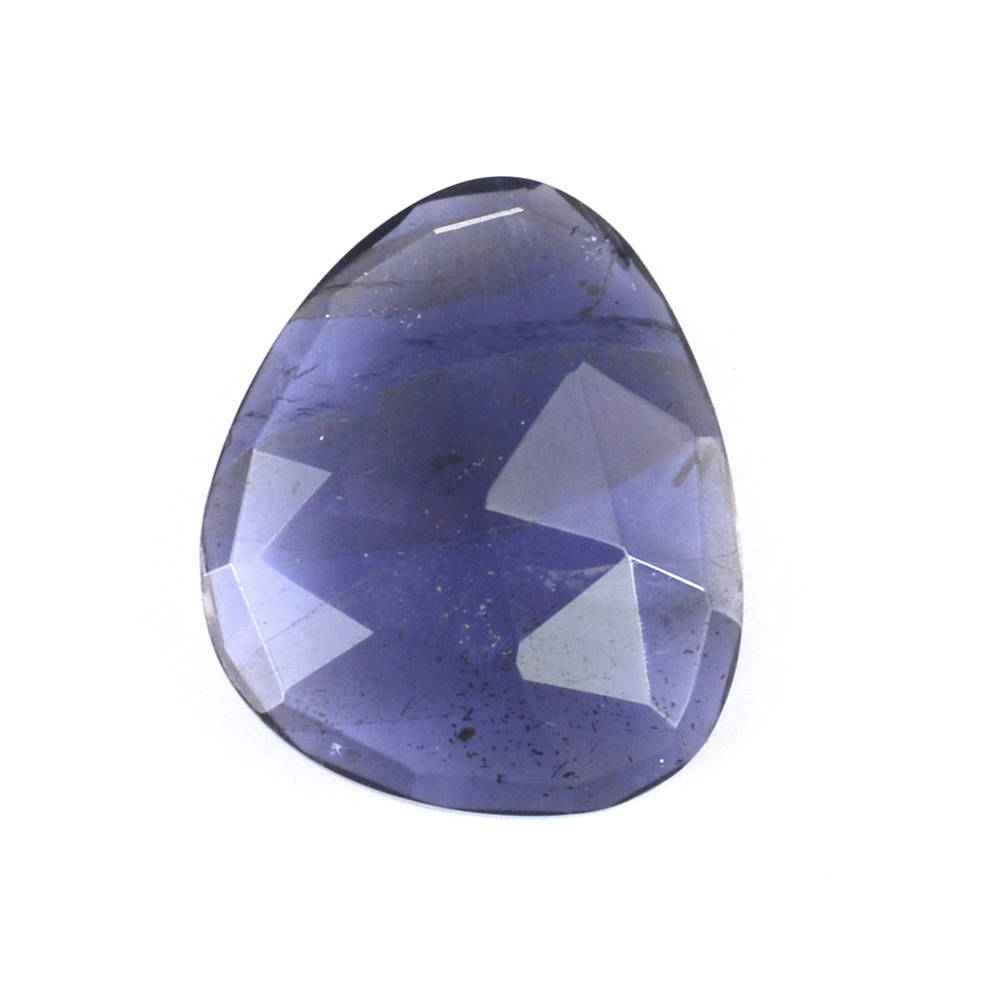 IOLITE ROSE CUT BRIOLETTE PEARISH (HI) 13X11MM 3.72 Cts.