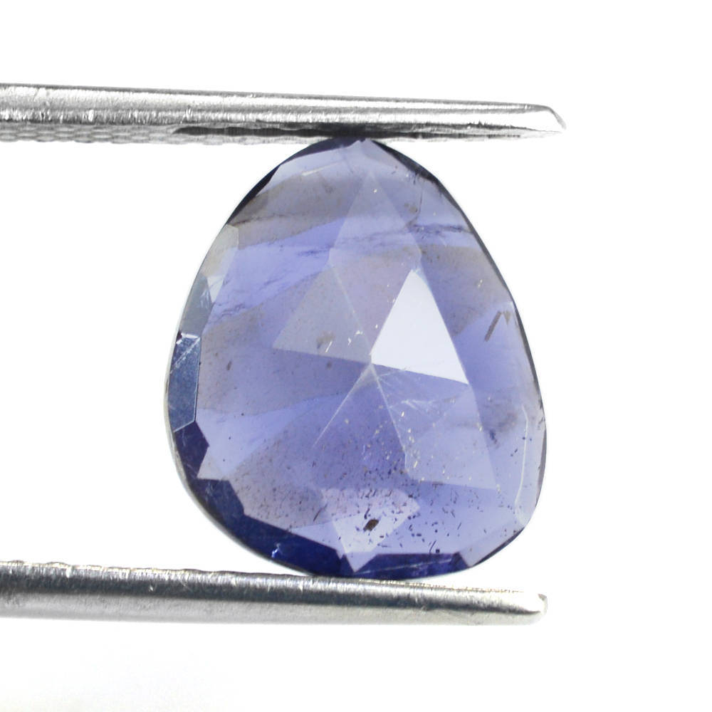 IOLITE ROSE CUT BRIOLETTE PEARISH (HI) 13X11MM 3.72 Cts.