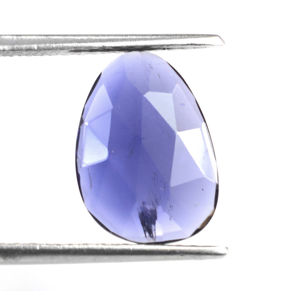 IOLITE ROSE CUT BRIOLETTE PEARISH (HI) 14X10MM 3.38 Cts.