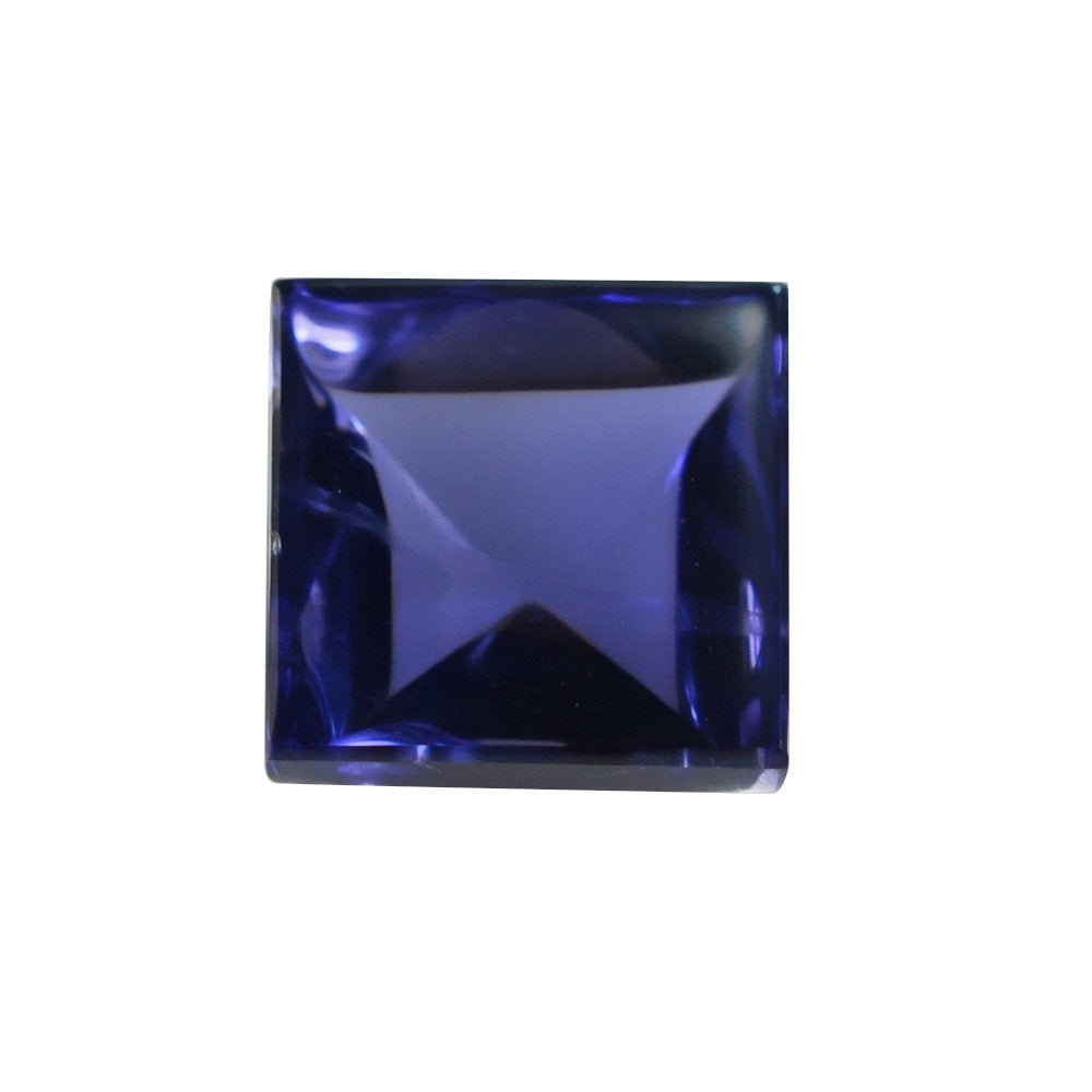 IOLITE SUGARLOAF  SQUARE (AAA) 8MM 2.95 Cts.