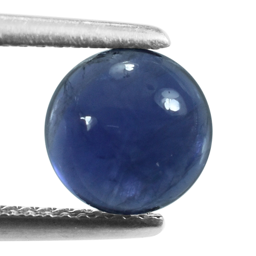 IOLITE PLAIN ROUND CAB (AAA/SI-HI) 8.00X8.00 MM 1.95 Cts.