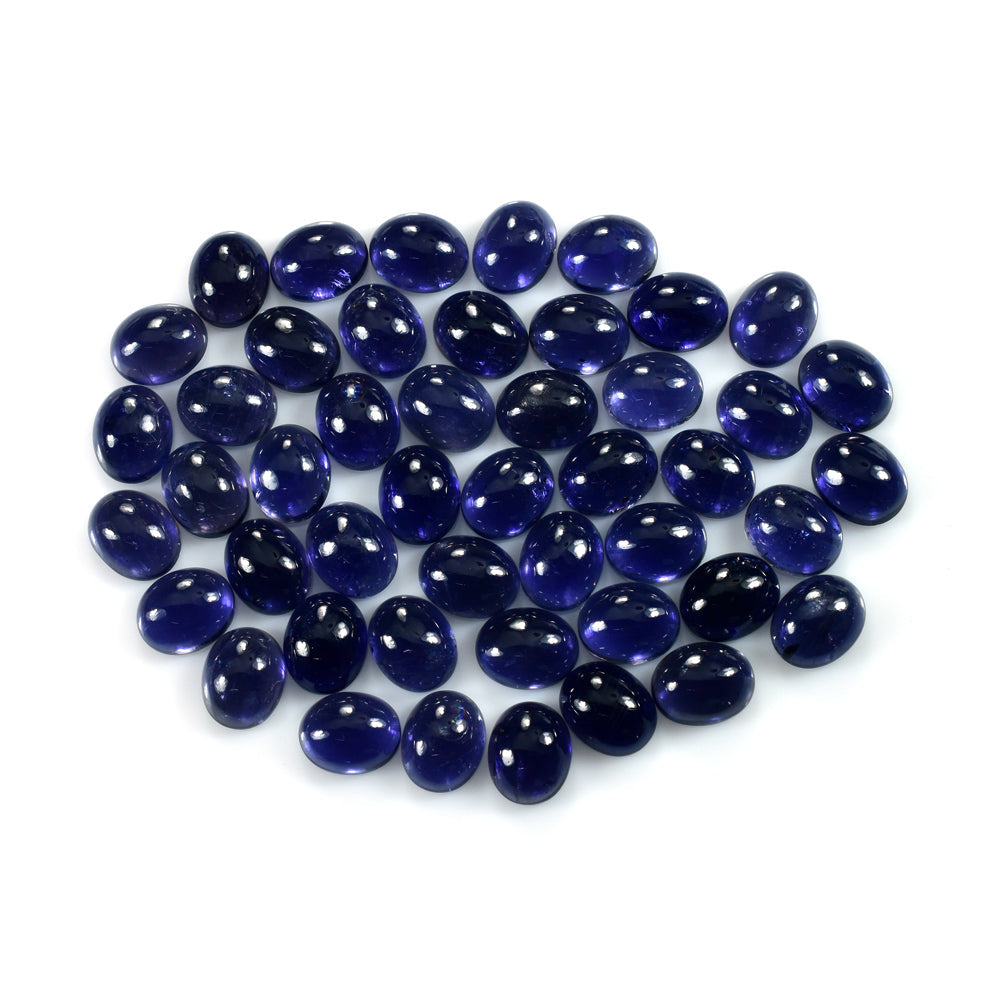 IOLITE PLAIN OVAL CAB (AAA/SI-HI) 10.00X8.00 MM 2.41 Cts.