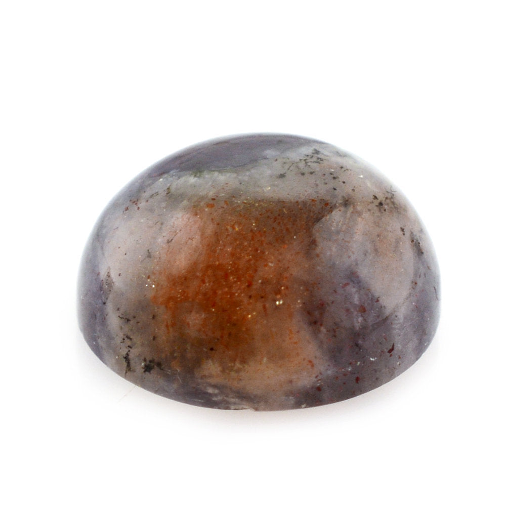 IOLITE SUNSTONE ROUND CAB 10MM 3.58 Cts.