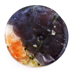IOLITE SUNSTONE ROUND CAB 14MM 10.24 Cts.