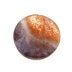 IOLITE SUNSTONE ROUND CAB 8MM 1.83 Cts.