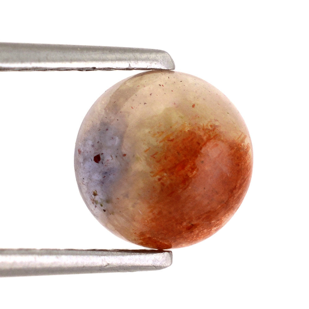 IOLITE SUNSTONE ROUND CAB 8MM 1.83 Cts.