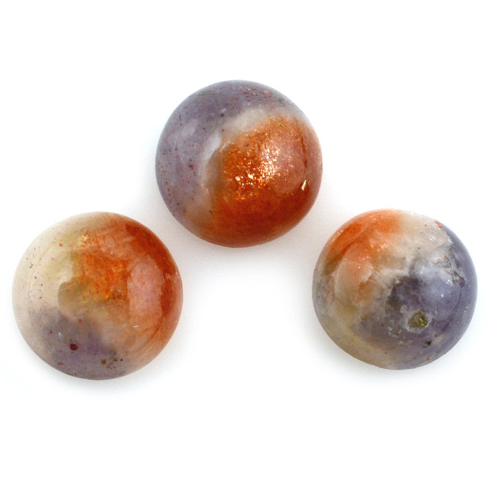 IOLITE SUNSTONE ROUND CAB 8MM 1.83 Cts.