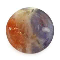 IOLITE SUNSTONE ROUND CAB 12MM 6.09 Cts.