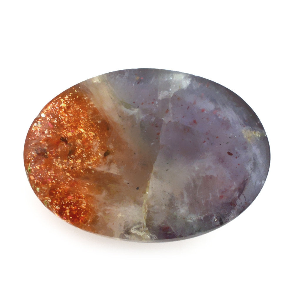 IOLITE SUNSTONE OVAL CAB 14X10MM 5.14 Cts.
