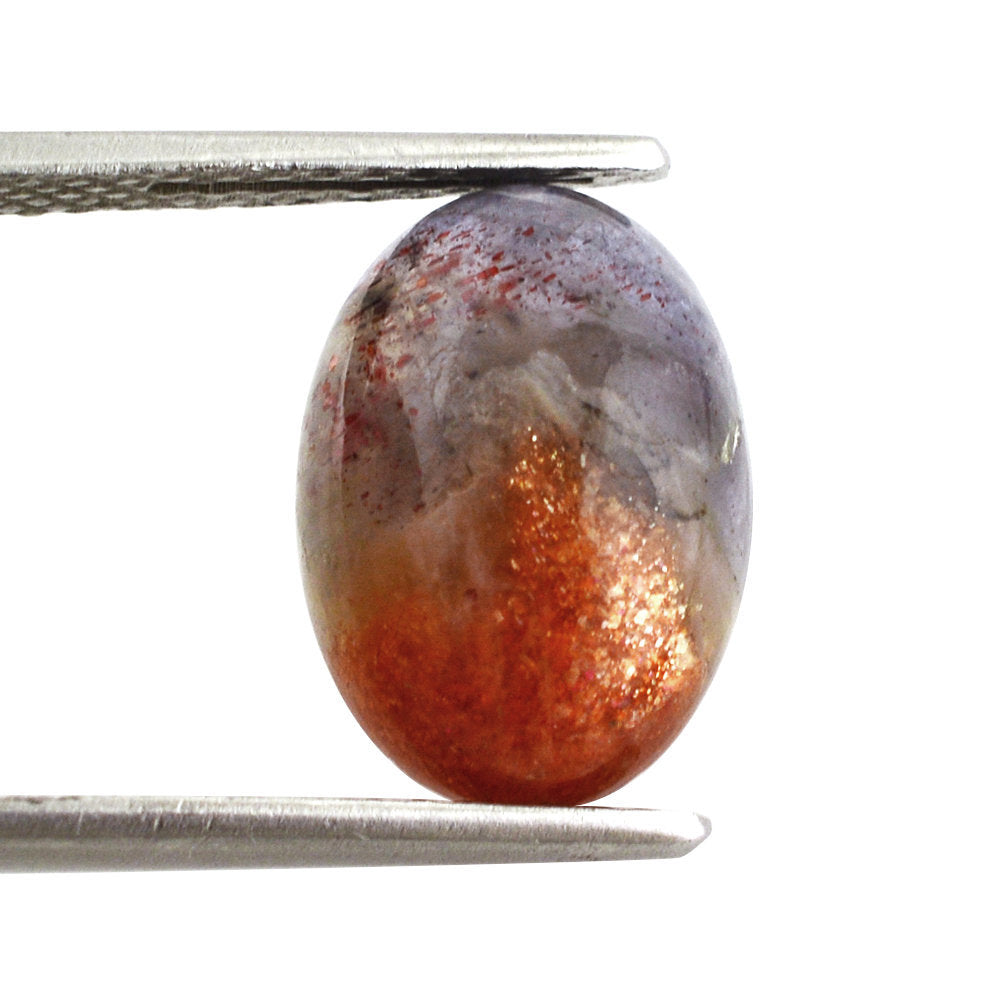 IOLITE SUNSTONE OVAL CAB 14X10MM 5.14 Cts.