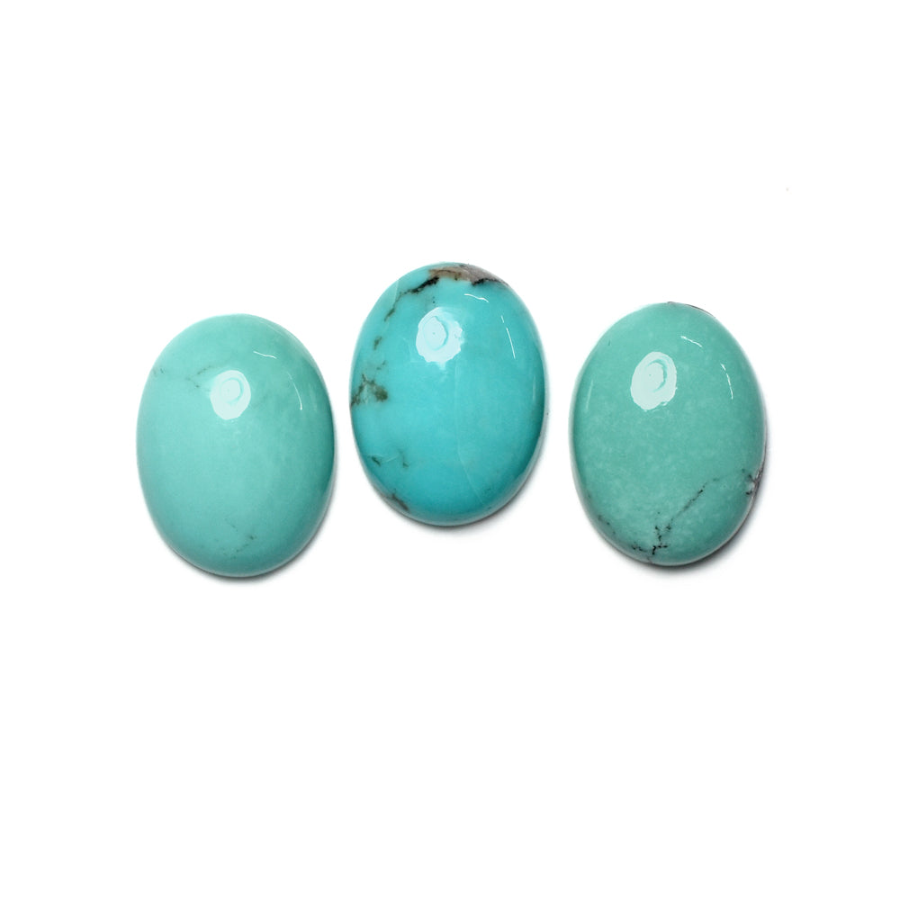 MATRIX TURQUOISE OVAL CAB 20X15MM 14.03 Cts.