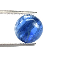 BLUE KYANITE PLAIN ROUND CAB (CLEAN) 9X9MM 4.10 Cts.