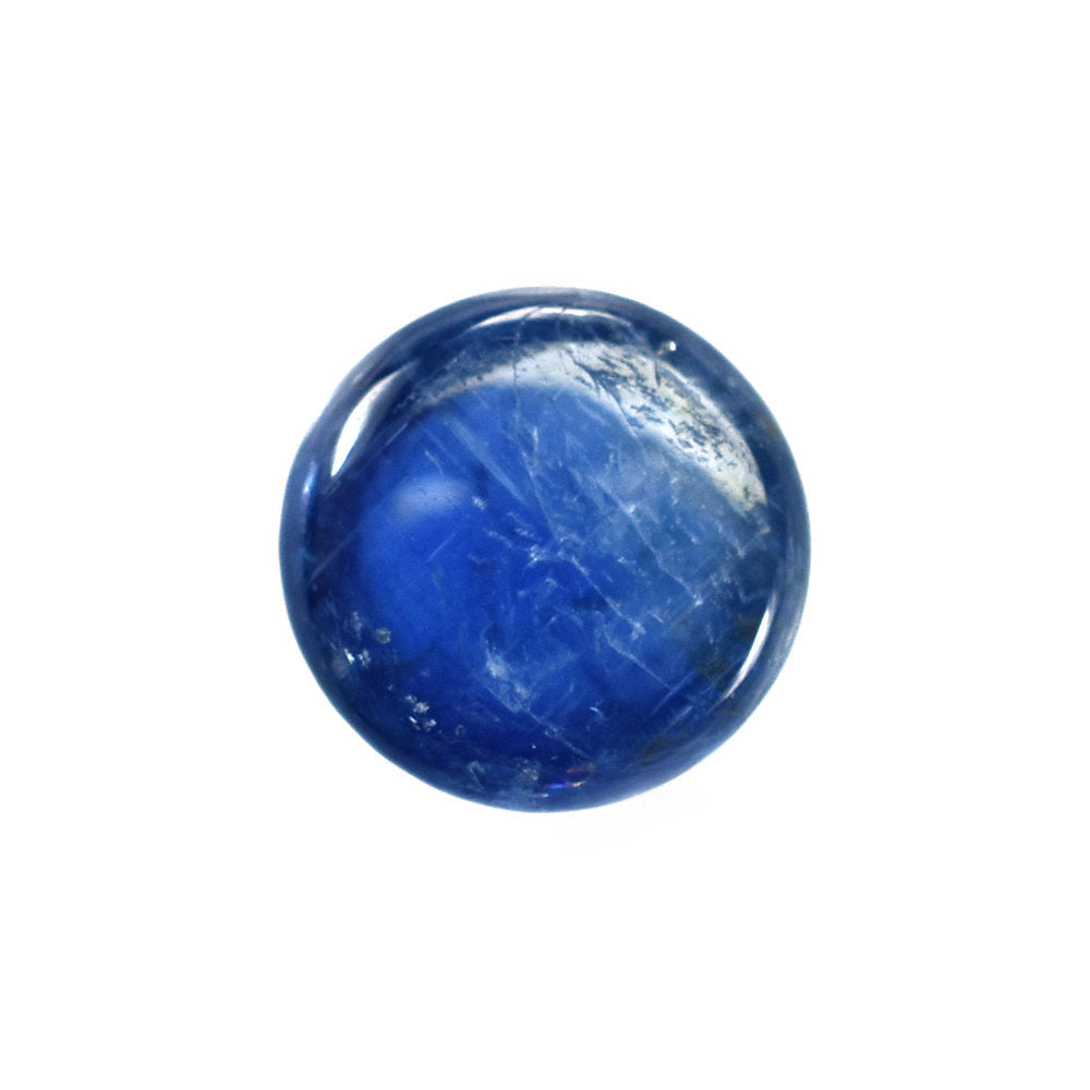 BLUE KYANITE PLAIN ROUND CAB (CLEAN) 7X7MM 1.78 Cts.
