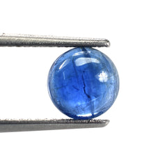 BLUE KYANITE PLAIN ROUND CAB (CLEAN) 7X7MM 1.78 Cts.