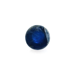 BLUE KYANITE PLAIN HIGH DOME ROUND CAB (CLEAN) 8X8MM 1.10 Cts.