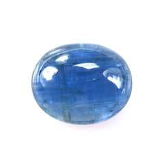 BLUE KYANITE PLAIN OVAL CAB (CLEAN) 11X9MM 4.95 Cts.
