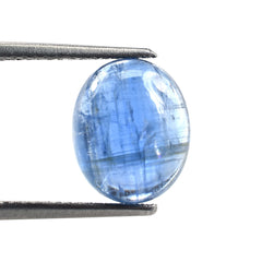 BLUE KYANITE PLAIN OVAL CAB (CLEAN) 11X9MM 4.95 Cts.