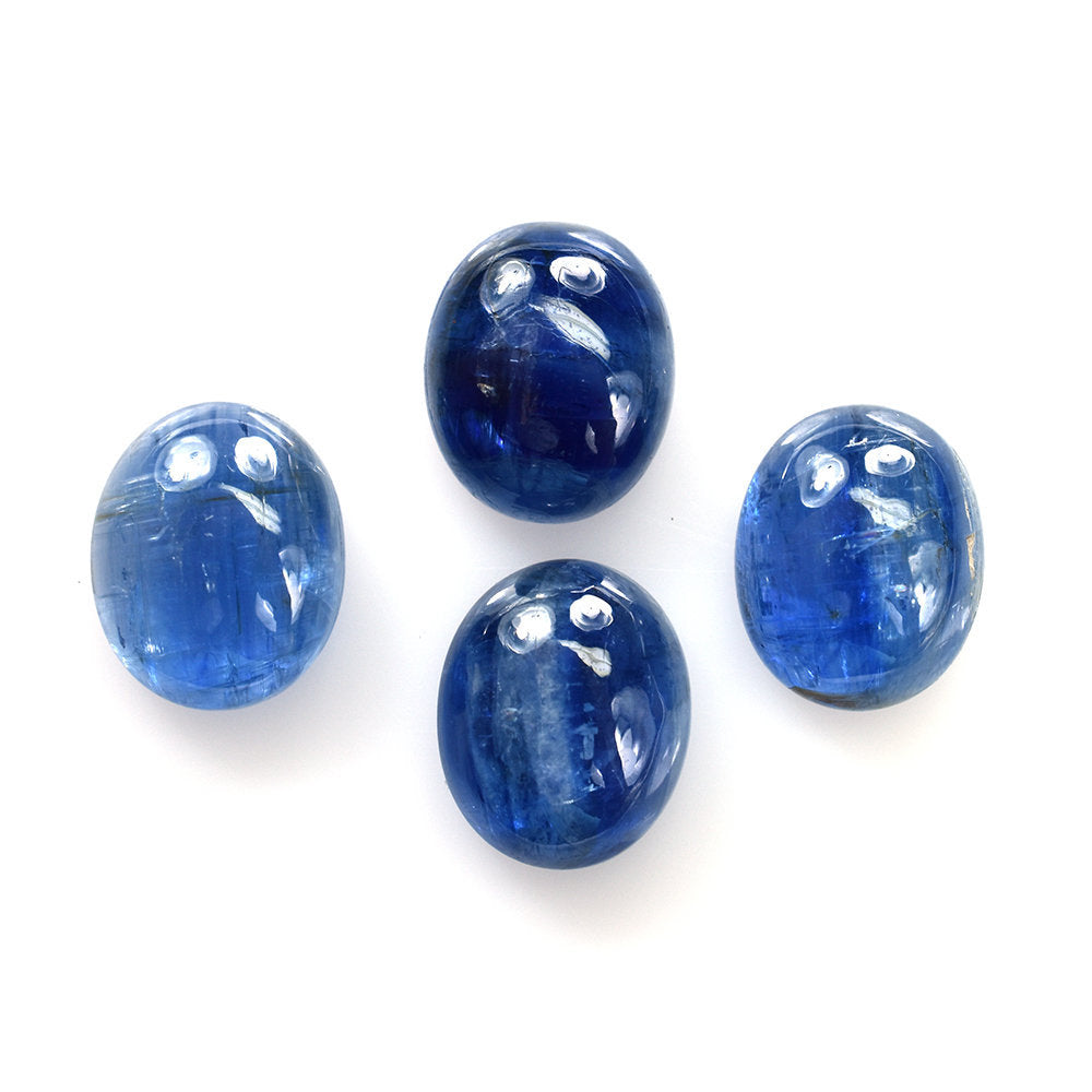 BLUE KYANITE PLAIN OVAL CAB (CLEAN) 11X9MM 4.95 Cts.