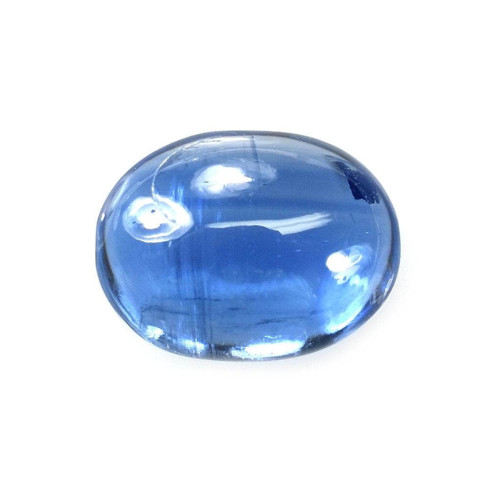 BLUE KYANITE PLAIN OVAL CAB (CLEAN) 9.50X7MM 2.65 Cts.