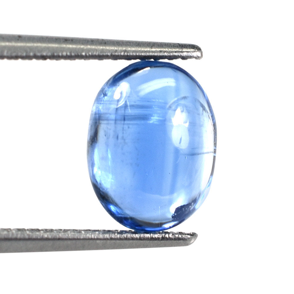 BLUE KYANITE PLAIN OVAL CAB (CLEAN) 9.50X7MM 2.65 Cts.