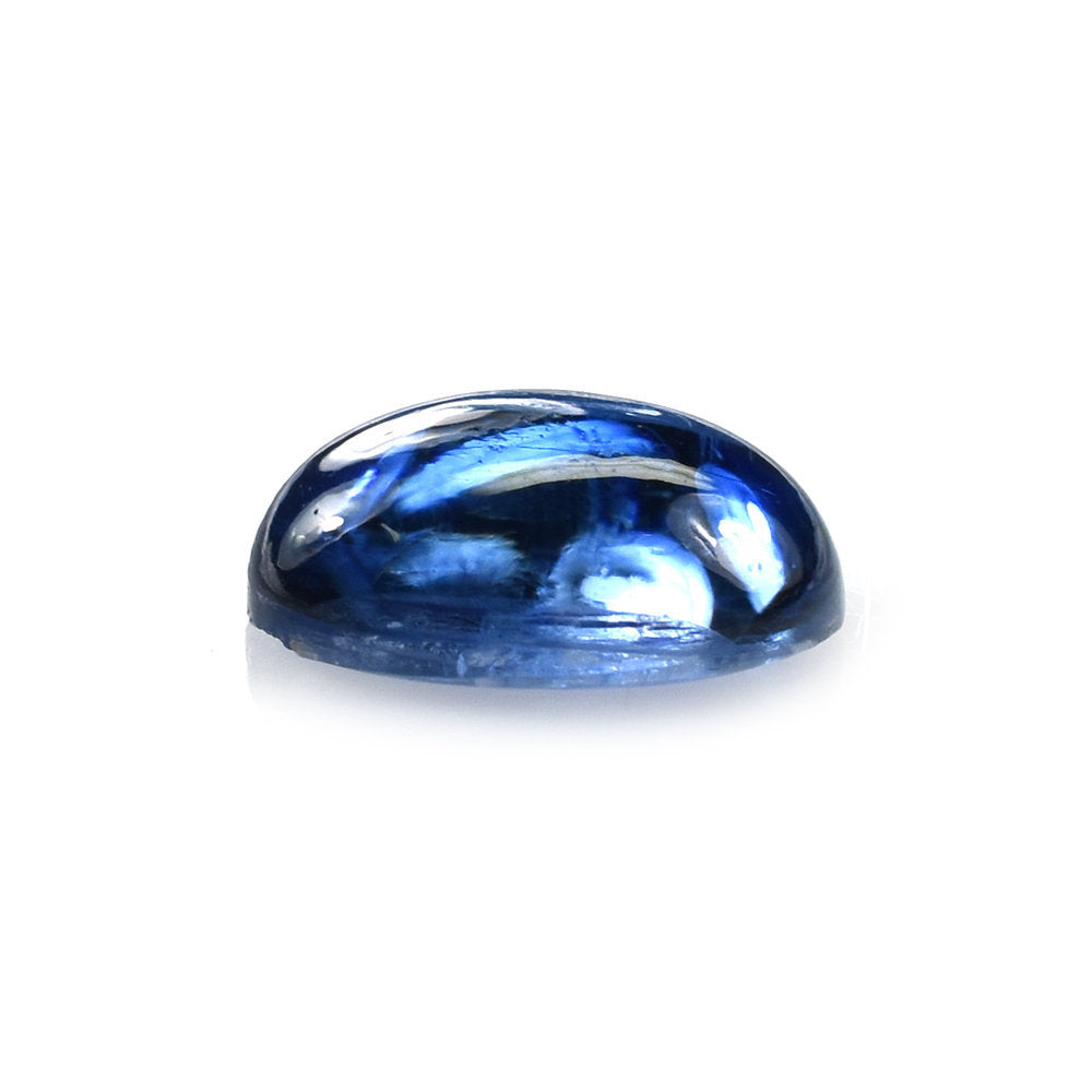 BLUE KYANITE PLAIN OVAL CAB (CLEAN) 9X7MM 2.45 Cts.