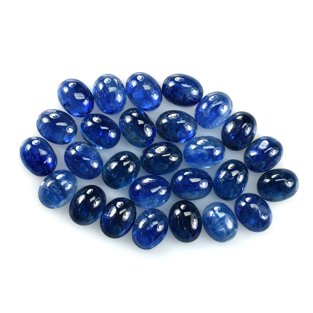 BLUE KYANITE PLAIN OVAL CAB (CLEAN) 9X7MM 2.45 Cts.