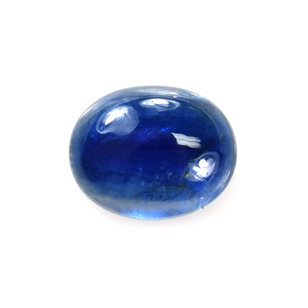 BLUE KYANITE PLAIN OVAL CAB (CLEAN) 10X8MM 3.38 Cts.