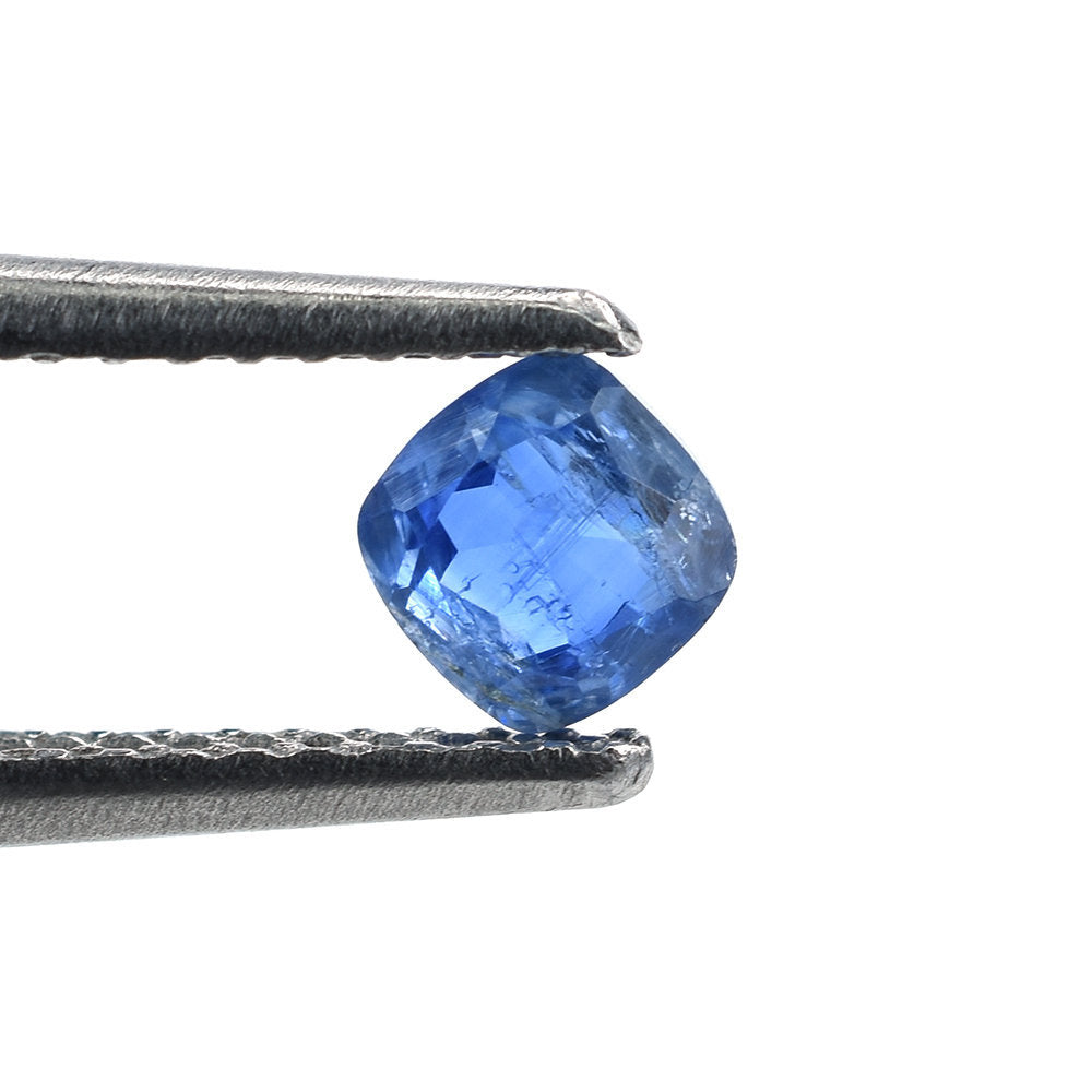 BLUE KYANITE CUT CUSHION (CLEAN) 4X4MM 0.45 Cts.