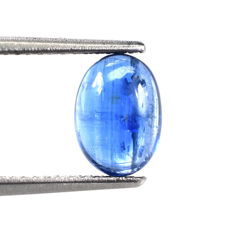 BLUE KYANITE PLAIN OVAL CAB (CLEAN) 8X6MM 1.60 Cts.