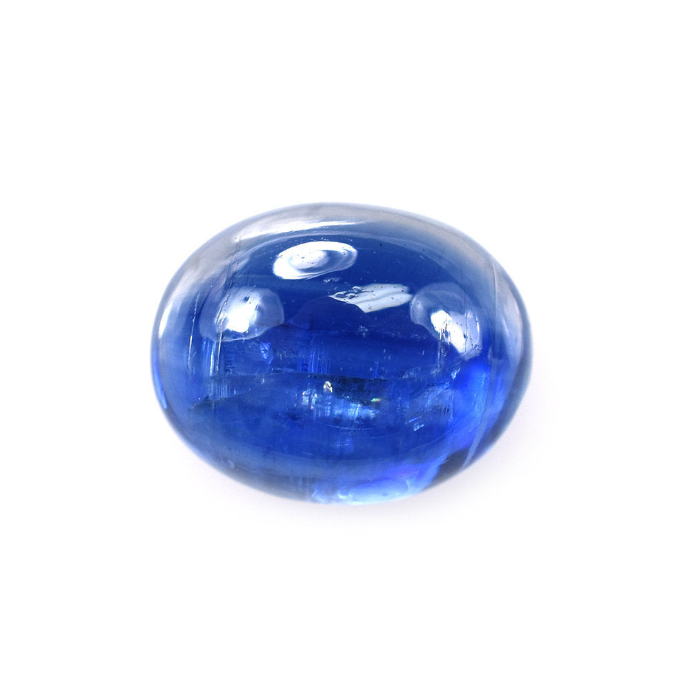 BLUE KYANITE PLAIN OVAL CAB (CLEAN) 9.50X7.50MM 3.30 Cts.