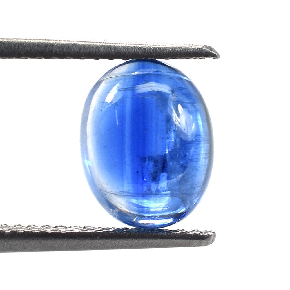 BLUE KYANITE PLAIN OVAL CAB (CLEAN) 9.50X7.50MM 3.30 Cts.