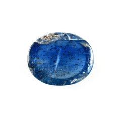 BLUE KYANITE OVAL CAB (AA/HI) 10X8MM 4.40 Cts.