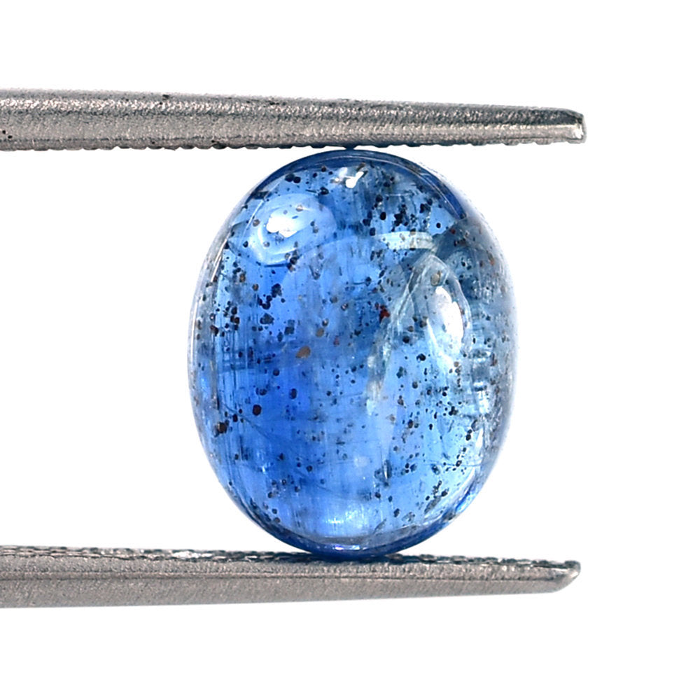 BLUE KYANITE OVAL CAB (AA/HI) 10X8MM 4.40 Cts.
