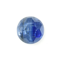 KYANITE (BLUE) (MILKY) HONEYCOMB ROUND CAB 10.00X10.00 MM 4.70 CTS